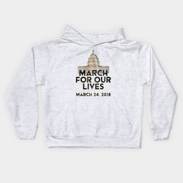 Enough is Enough 'March For Our Lives' T-Shirt T-Shirt Kids Hoodie by Dragos